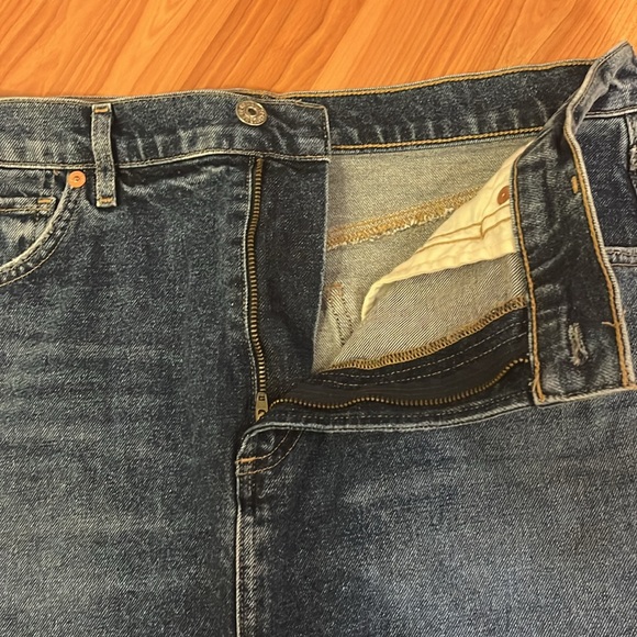 CITIZENS OF HUMANITY Beatnik Denim Mini Skirt. Size 30. Colour: Idlewild - Picture 5 of 10